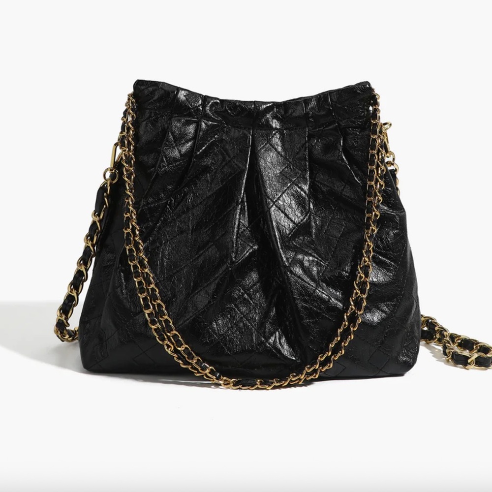 NWOT Faux Leather Shoulder Bag